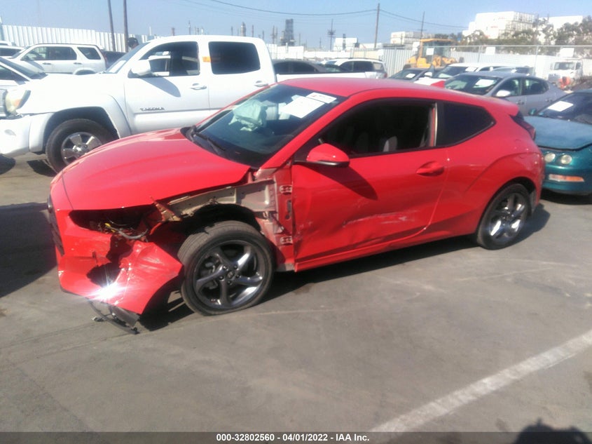 2019 HYUNDAI VELOSTER VIN: KMHTG6AF5KU006494