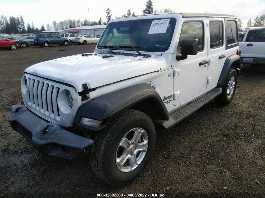 2018 JEEP WRANGLER UNLIMITED SPORT S 1C4HJXDN2JW224268
