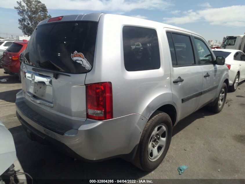 2015 HONDA PILOT LX 5FNYF3H27FB015131