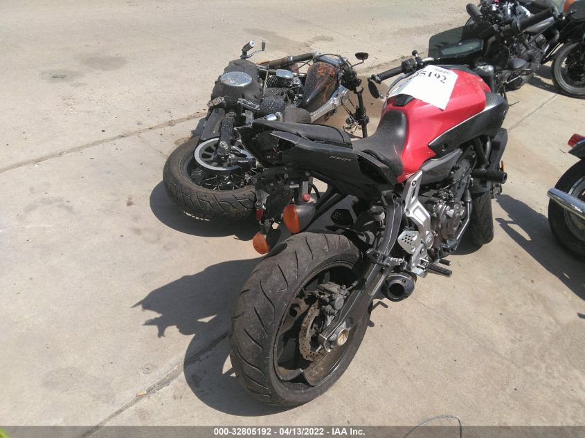 2015 YAMAHA FZ07 JYARM06E8FA002818