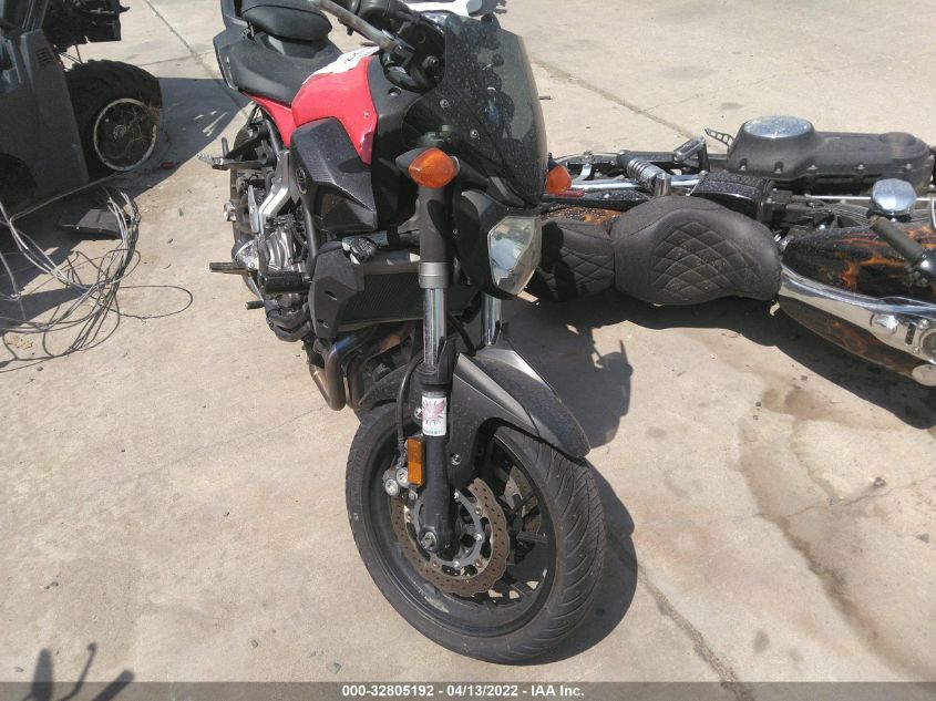 2015 YAMAHA FZ07 JYARM06E8FA002818