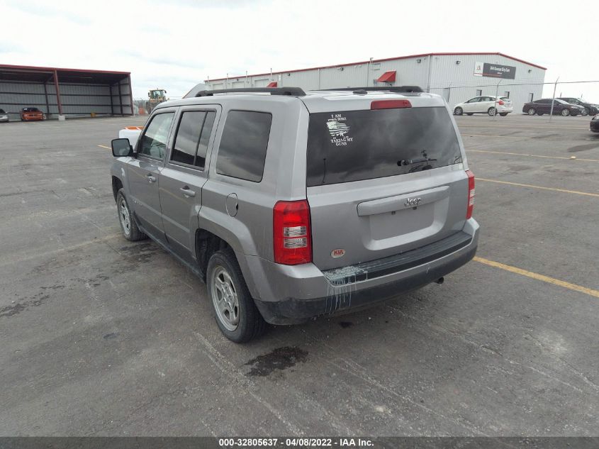 2016 JEEP PATRIOT SPORT 1C4NJPBA6GD524600