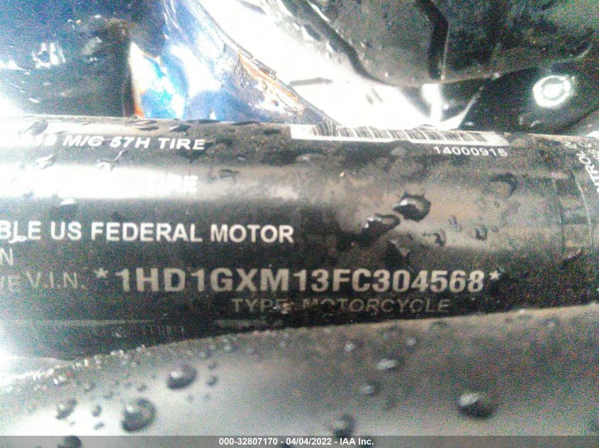2015 HARLEY-DAVIDSON FXDB DYNA STREET BOB 1HD1GXM13FC304568