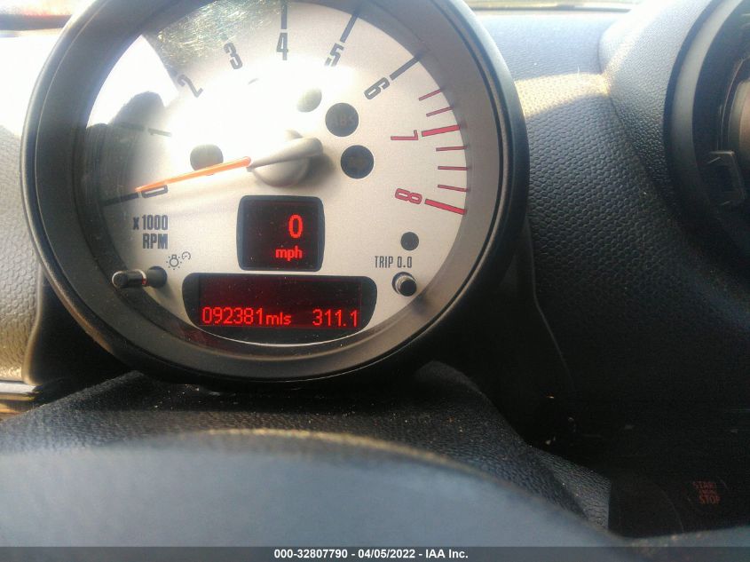 2014 MINI COOPER COUNTRYMAN S WMWZC3C57EWP27709
