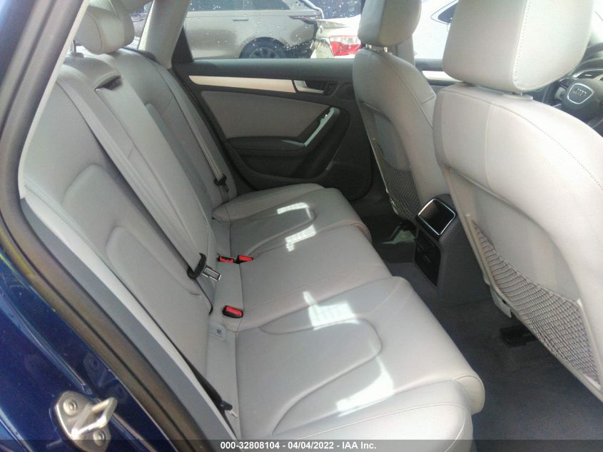 2013 AUDI A4 PREMIUM WAUAFAFLXDN038805