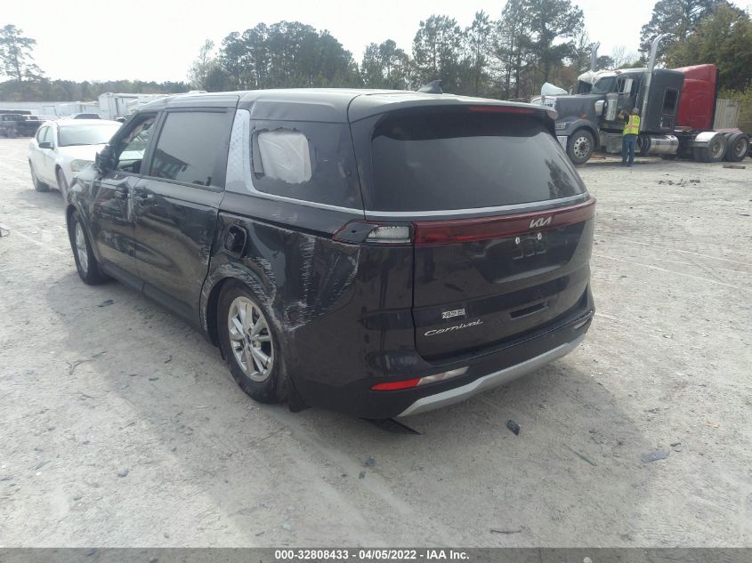 2022 KIA CARNIVAL LXS KNDNB4H35N6156125