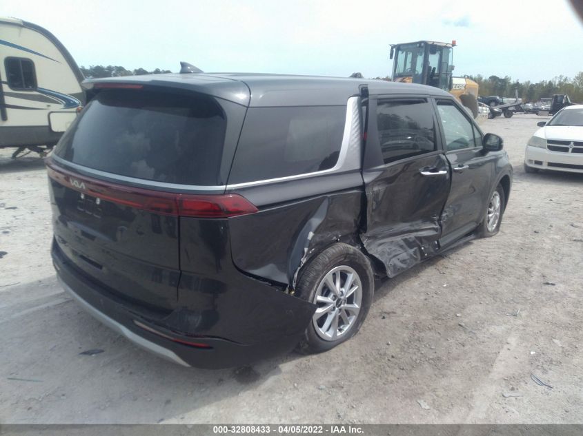 2022 KIA CARNIVAL LXS KNDNB4H35N6156125