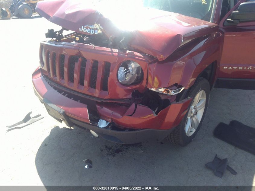 2014 JEEP PATRIOT LATITUDE 1C4NJRFB6ED713615