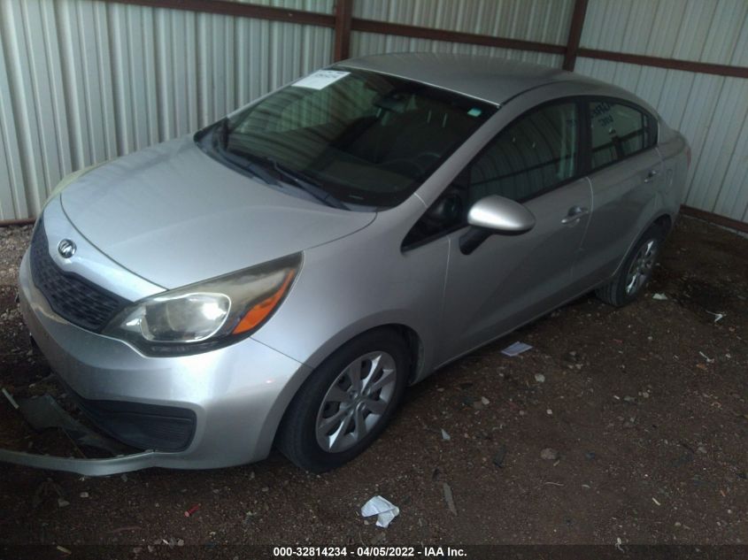 2014 KIA RIO LX KNADM4A36E6323248