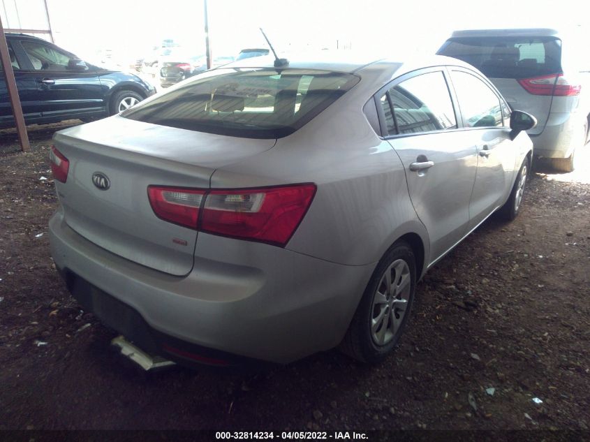 2014 KIA RIO LX KNADM4A36E6323248