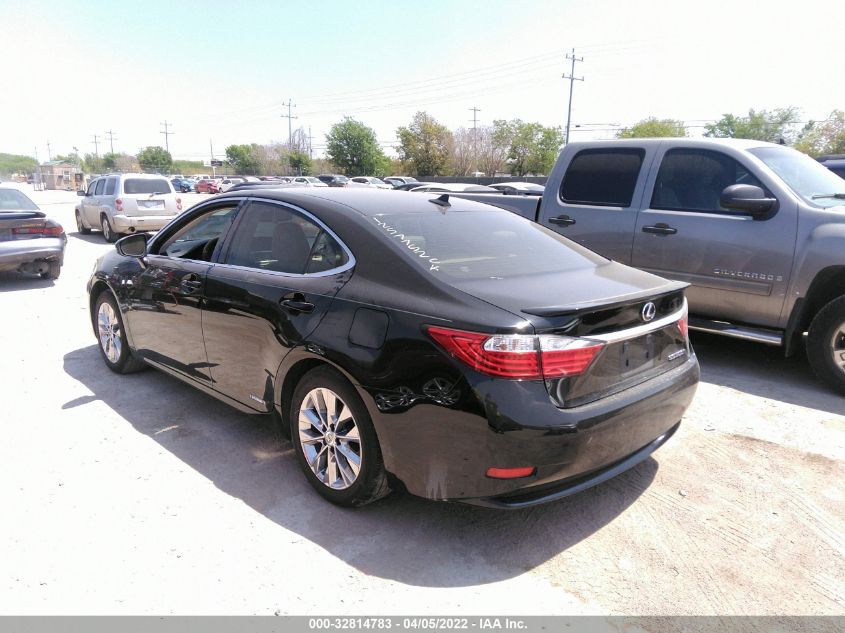 2014 LEXUS ES 300H HYBRID JTHBW1GG3E2067511