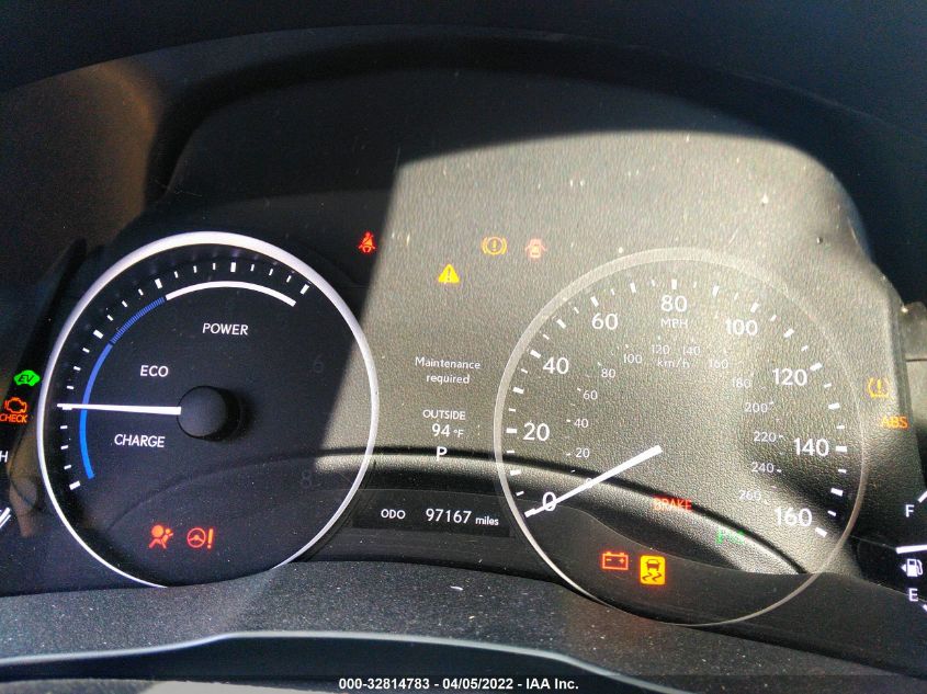 2014 LEXUS ES 300H HYBRID JTHBW1GG3E2067511