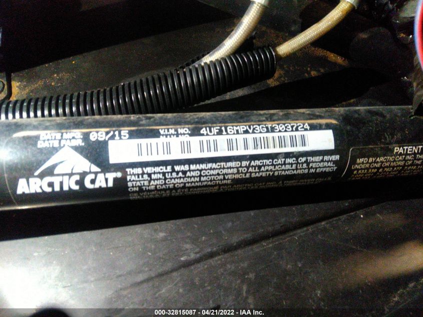 2014 ARCTIC CAT WILDCAT SPORT LIMITE 4UF16MPV3GT303724