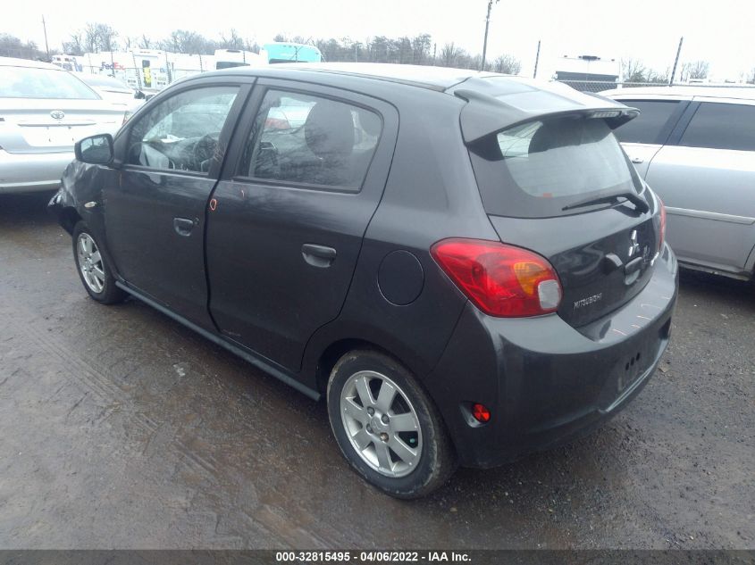 2014 MITSUBISHI MIRAGE ES ML32A4HJ1EH021350