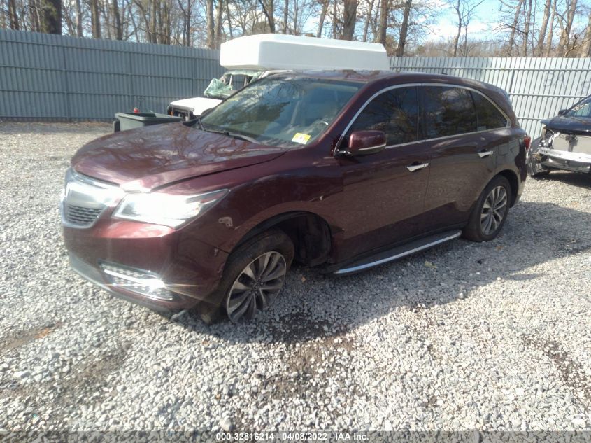 2014 ACURA MDX TECH PKG 5FRYD4H4XEB018910