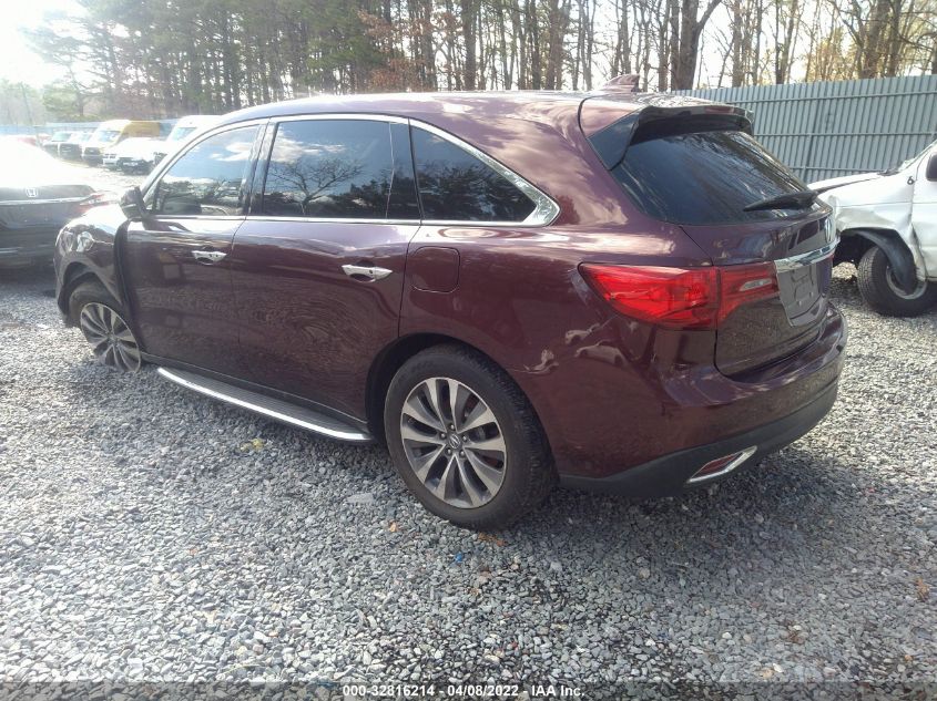 2014 ACURA MDX TECH PKG 5FRYD4H4XEB018910