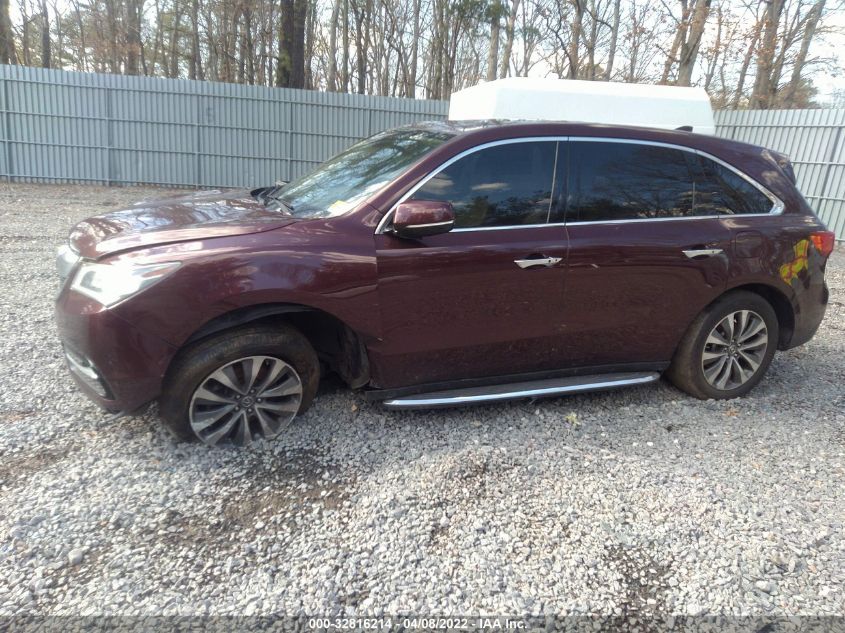 2014 ACURA MDX TECH PKG 5FRYD4H4XEB018910