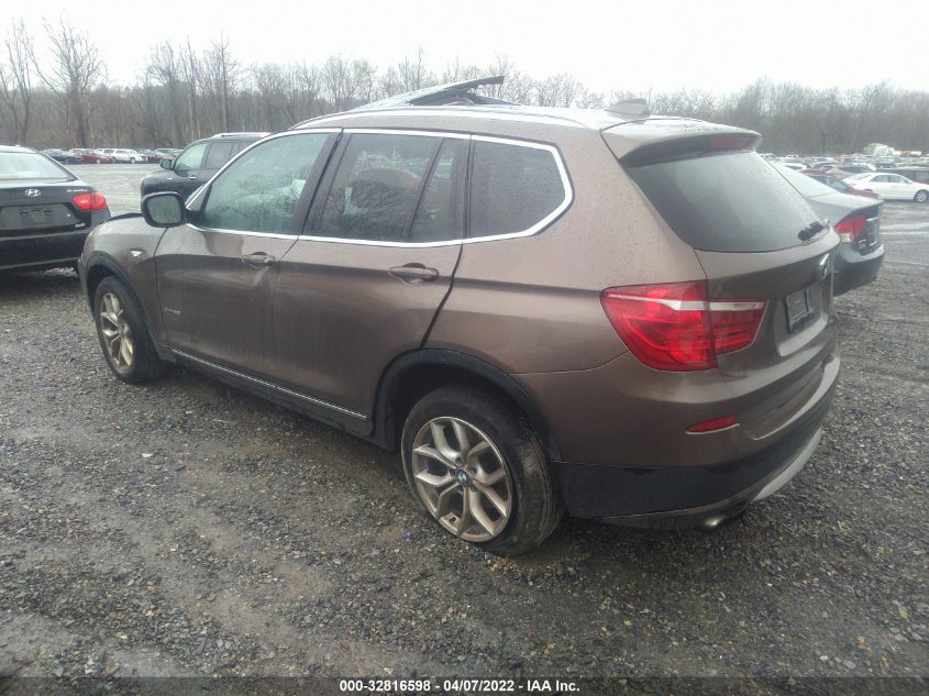 2013 BMW X3 XDRIVE28I 5UXWX9C59D0A15380
