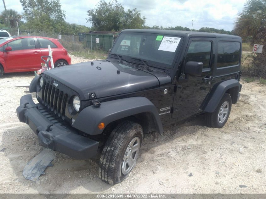2017 JEEP WRANGLER SPORT 1C4AJWAG2HL727327