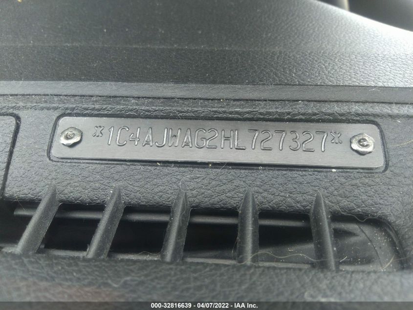 2017 JEEP WRANGLER SPORT 1C4AJWAG2HL727327