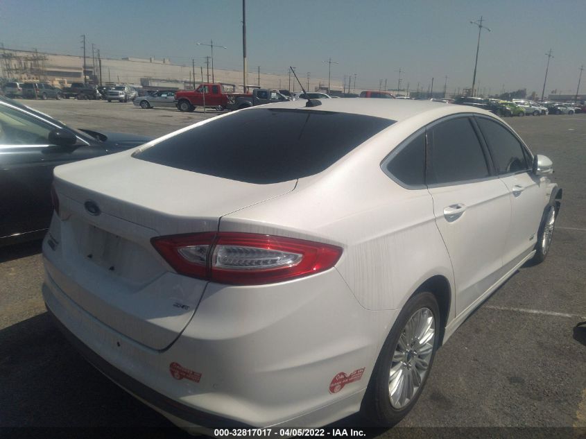 2013 FORD FUSION ENERGI SE LUXURY 3FA6P0PU4DR242445