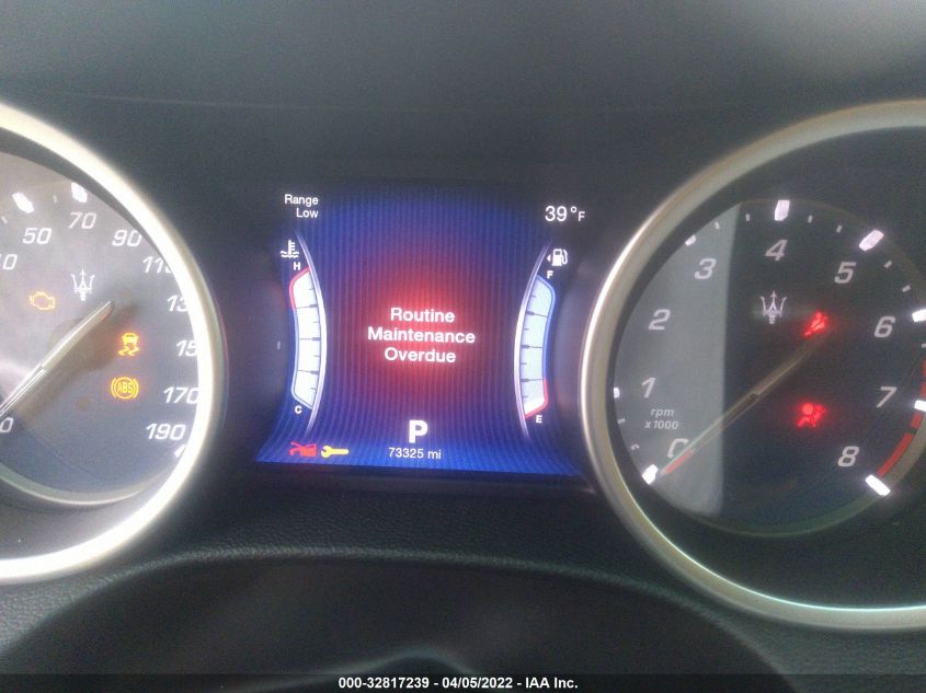 2014 MASERATI GHIBLI S Q4 ZAM57RTAXE1085873