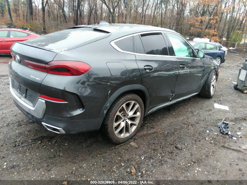 2021 BMW X6 XDRIVE40I 5UXCY6C02M9G27032