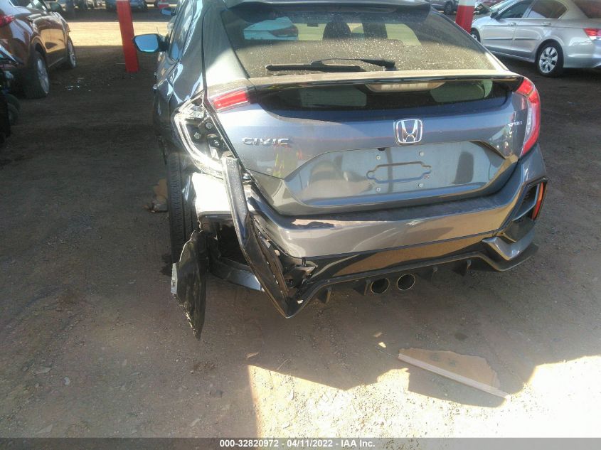 2021 HONDA CIVIC HATCHBACK SPORT SHHFK7G44MU223217