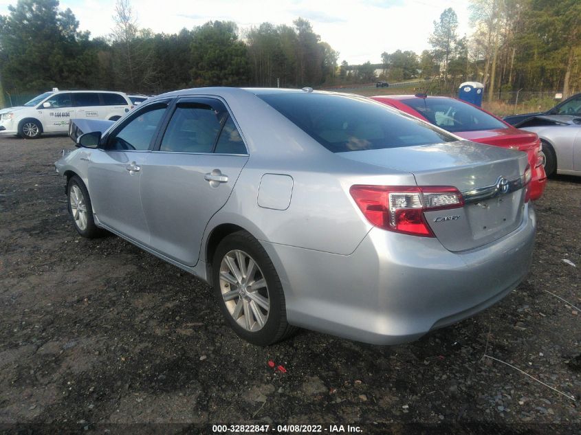 2013 TOYOTA CAMRY HYBRID LE/XLE 4T1BD1FK2DU092217