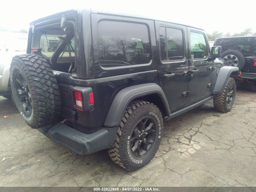 2020 JEEP WRANGLER UNLIMITED WILLYS 1C4HJXDG5LW308928