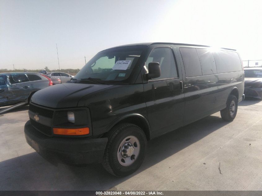 2014 CHEVROLET EXPRESS PASSENGER LS 1GAZGZFA1E1127471