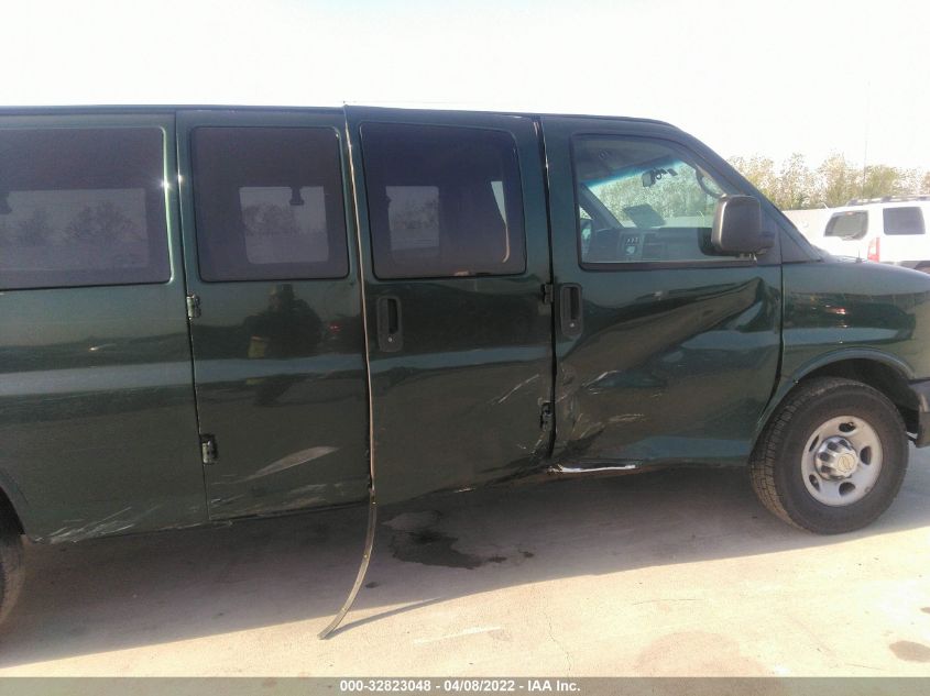 2014 CHEVROLET EXPRESS PASSENGER LS 1GAZGZFA1E1127471