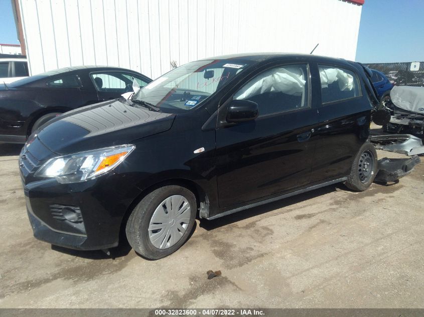 2021 MITSUBISHI MIRAGE ES/LE/CARBONITE EDITION ML32AUHJ3MH007349