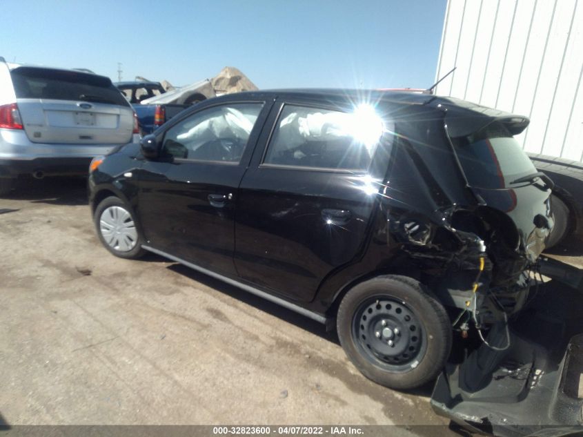 2021 MITSUBISHI MIRAGE ES/LE/CARBONITE EDITION ML32AUHJ3MH007349