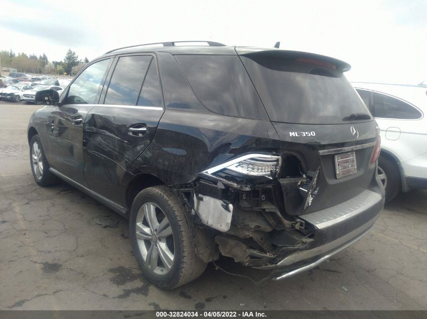 2013 MERCEDES-BENZ M-CLASS ML 350 4JGDA5HB3DA221797