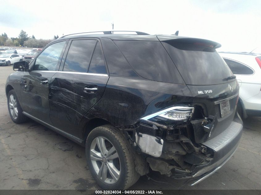 2013 MERCEDES-BENZ M-CLASS ML 350 4JGDA5HB3DA221797