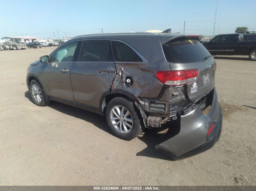 2017 KIA SORENTO LX 5XYPG4A3XHG302590
