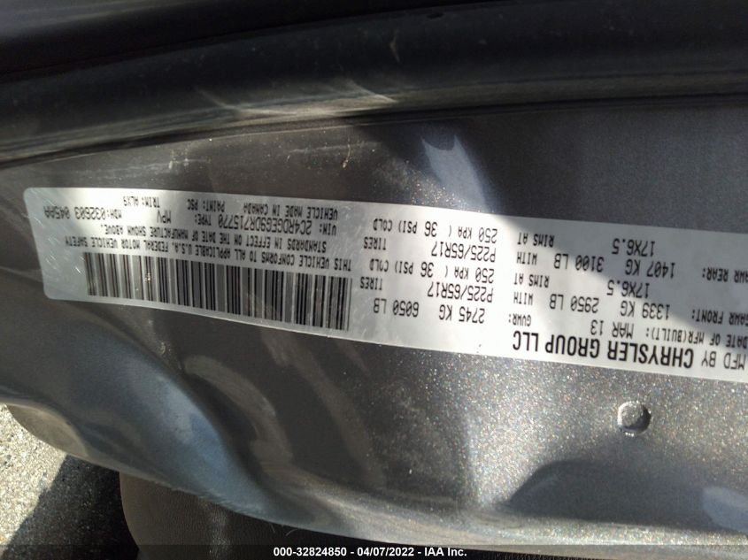 2013 DODGE GRAND CARAVAN R/T 2C4RDGEG9DR715770