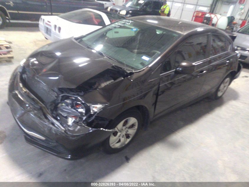 2013 HONDA CIVIC SDN LX 2HGFB2F50DH552393