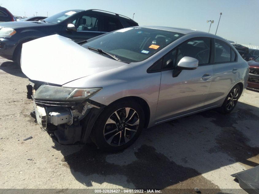 2013 HONDA CIVIC SDN EXL 19XFB2F96DE045897