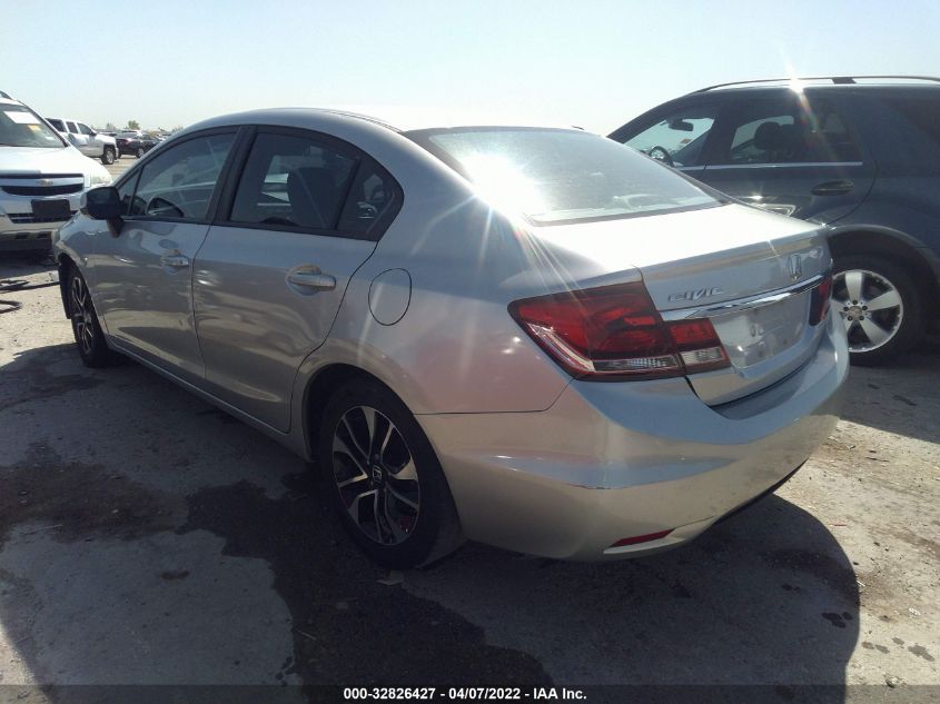 2013 HONDA CIVIC SDN EXL 19XFB2F96DE045897