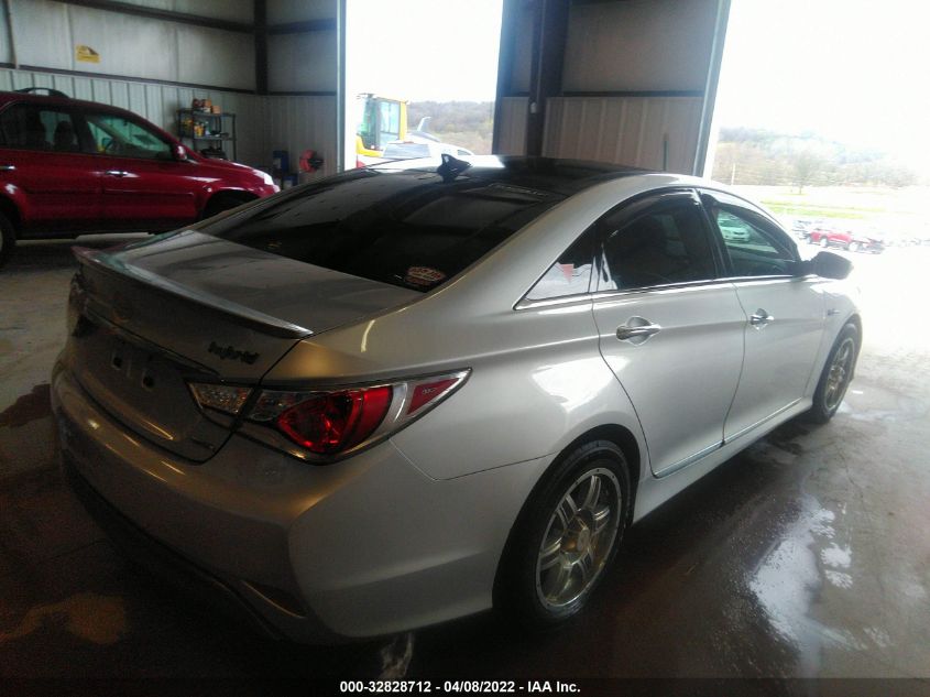 2013 HYUNDAI SONATA HYBRID LIMITED W KMHEC4A42DA065997