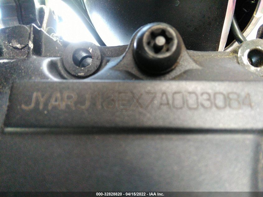 2007 YAMAHA FZ6 SHG JYARJ13EX7A003084