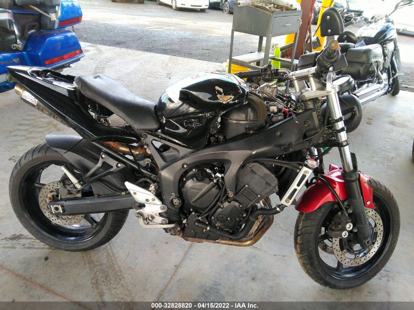 2007 YAMAHA FZ6 SHG JYARJ13EX7A003084