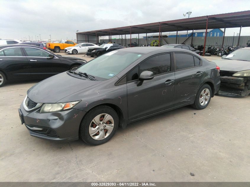 2013 HONDA CIVIC SDN LX 2HGFB2F52DH522277