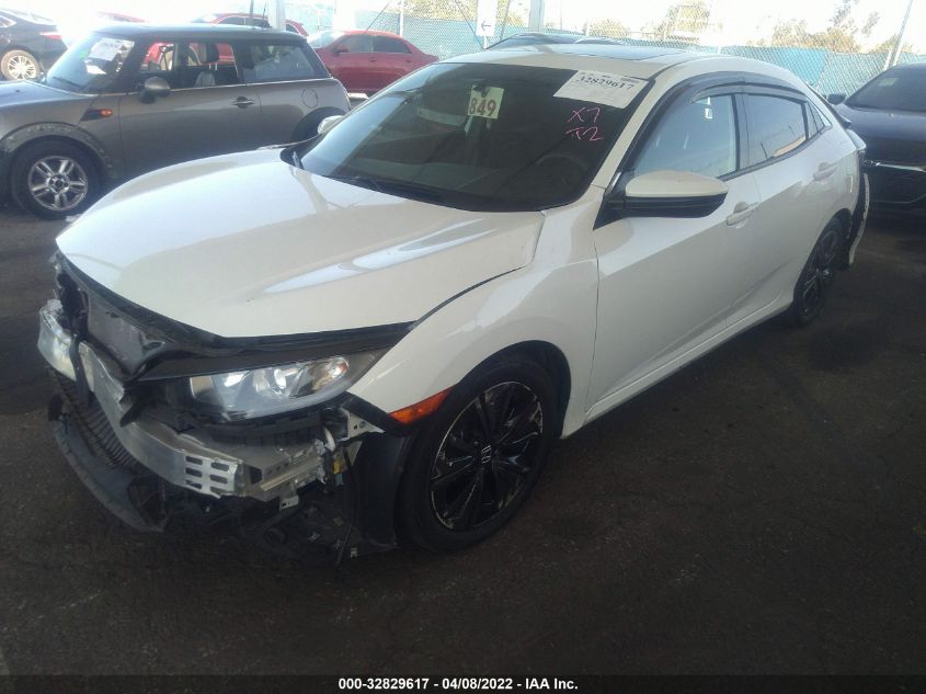 2018 HONDA CIVIC HATCHBACK EX SHHFK7H51JU400891