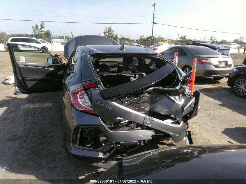 2021 HONDA CIVIC HATCHBACK EX SHHFK7H62MU403313