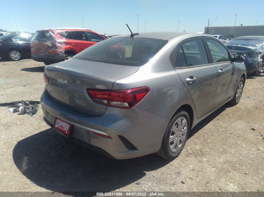 2022 KIA RIO S 3KPA24AD3NE462123