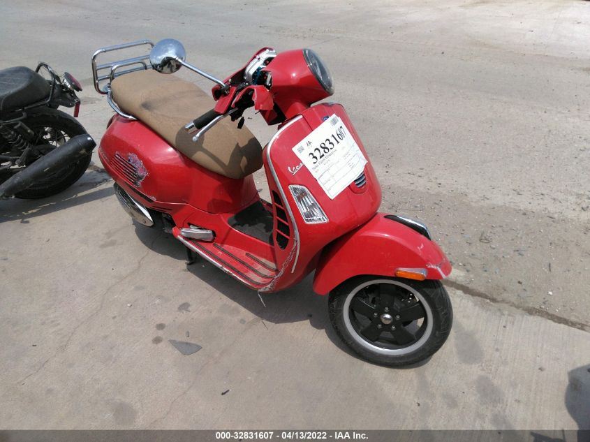 2013 VESPA GTS 300 SUPER ZAPM459L7D5703912