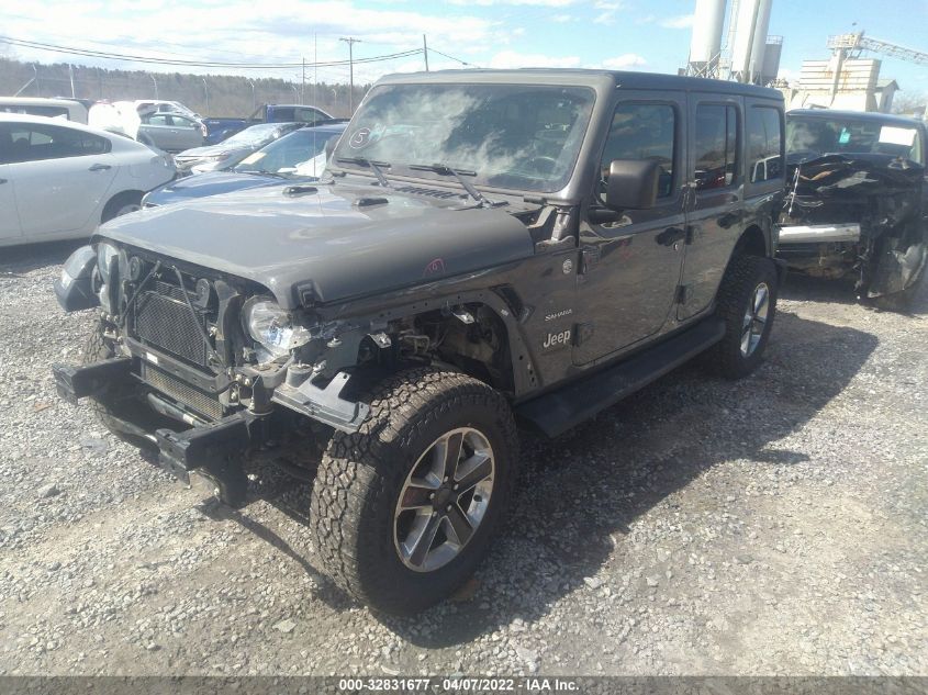 2019 JEEP WRANGLER UNLIMITED SAHARA 1C4HJXEN7KW547554